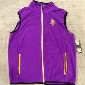 Minnesota Vikings fleece vest